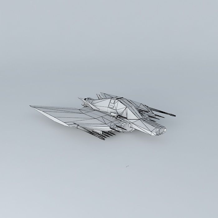 SQ Guardian F2P Fighter Guardian class Free 3D model_3