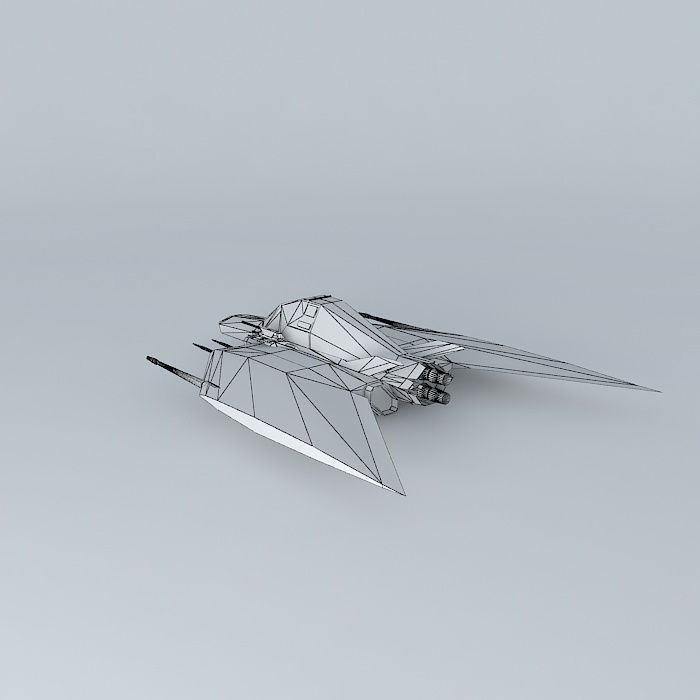 SQ Guardian F2P Fighter Guardian class Free 3D model_4
