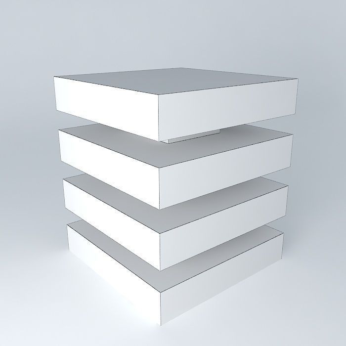 side table mesa de canto Free 3D model_4