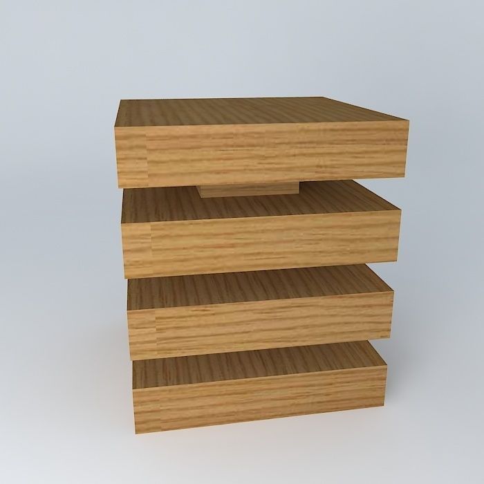 side table mesa de canto Free 3D model_2
