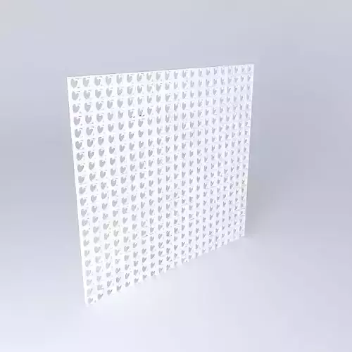 Cobogó heart heart Cobogó room divider Free 3D model
