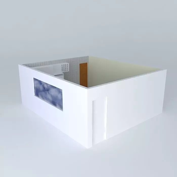 Suelene room with window Free 3D model