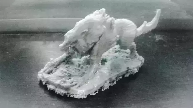  Wolf  Monster Free 3D print model