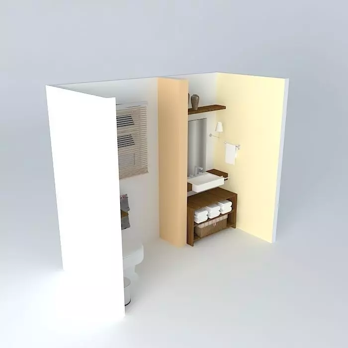 lavabo half bath Free 3D model