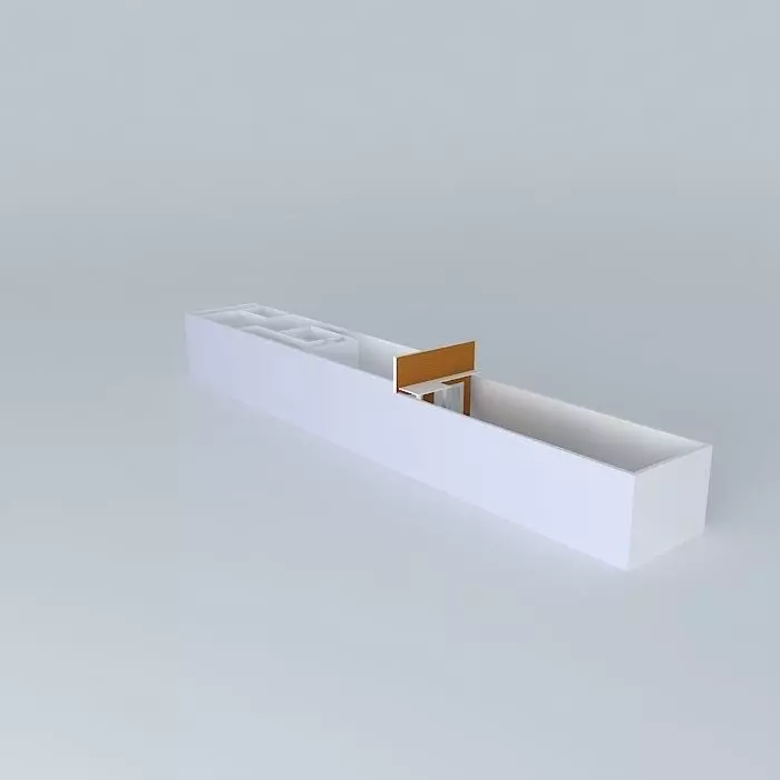 casaestreita box Free 3D model_0