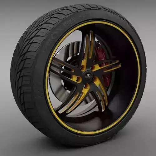 Savini Forged SV-20S Wheel and Tire