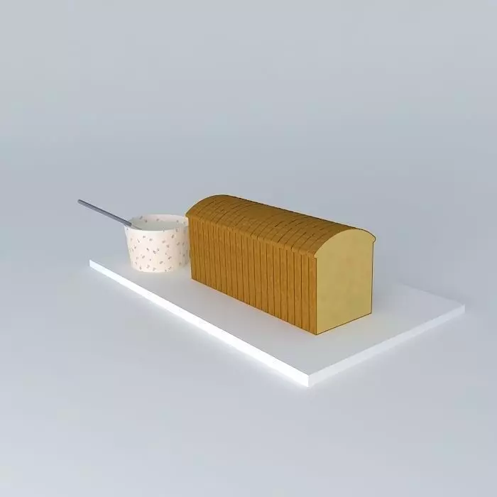 bread bread garnish Free 3D model