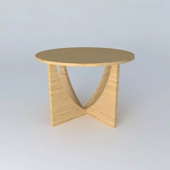 mesa canto side table Free 3D model_0