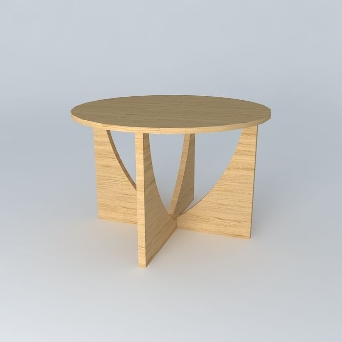 mesa canto side table Free 3D model_1