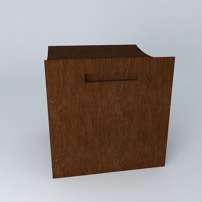 banqueta stool Free 3D model_2