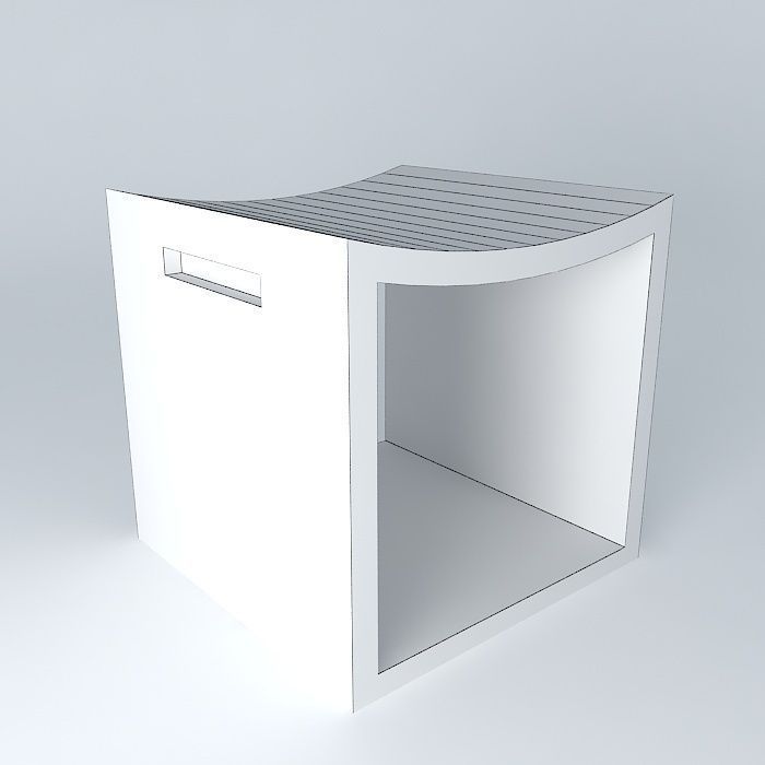 banqueta stool Free 3D model_3