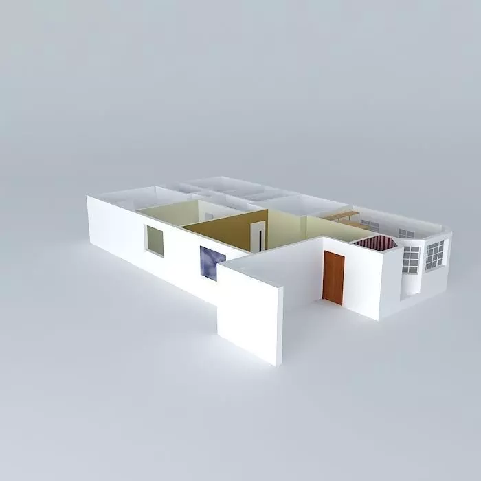 itatibafinal house Free 3D model_0