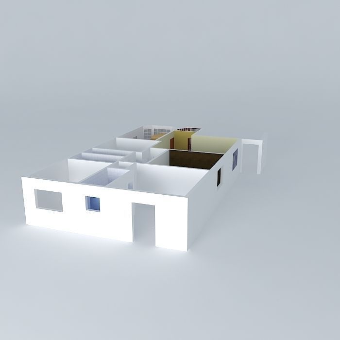 itatibafinal house Free 3D model_1