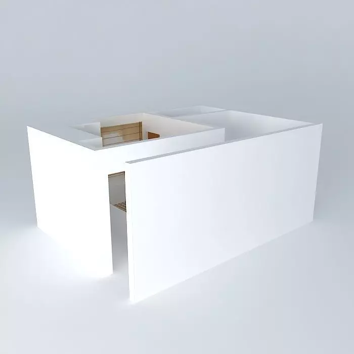suhelenorkut box with window Free 3D model_0