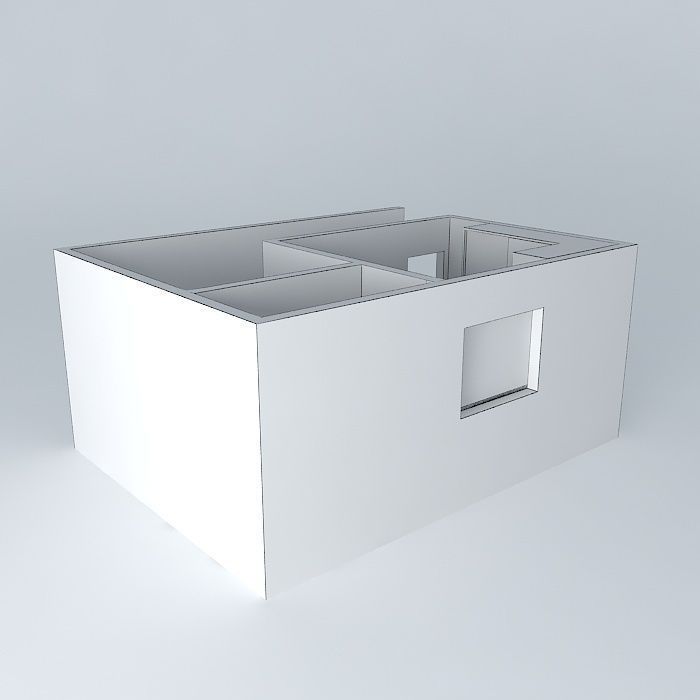 suhelenorkut box with window Free 3D model_4