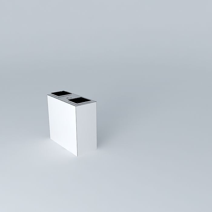 cat condo casa de gato Free 3D model_3