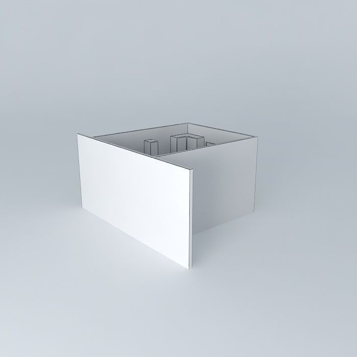 tatianaorkut room with table and chairs Free 3D model_3