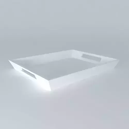 tray tray rectangular Free 3D model