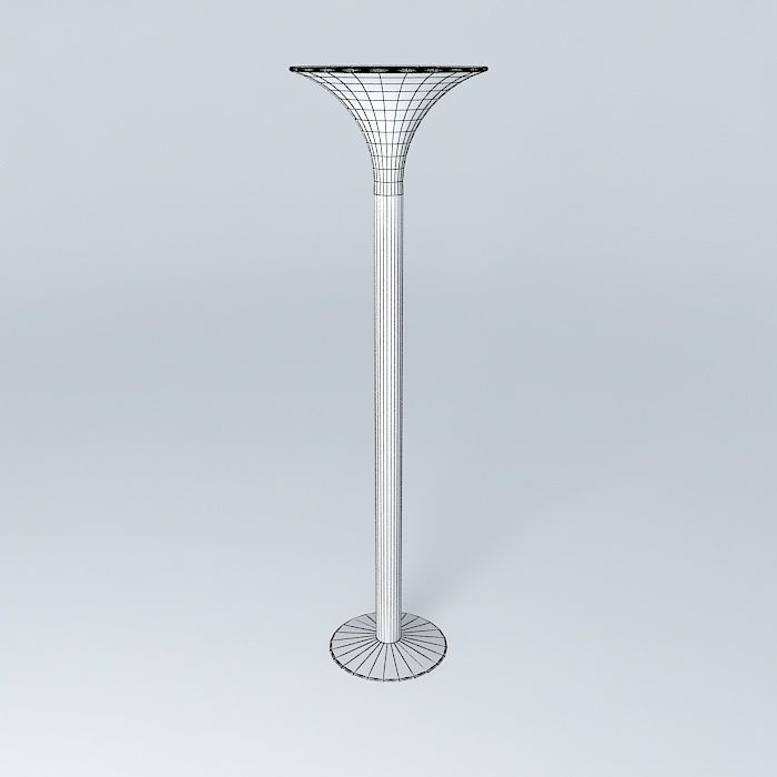 tocheiro torchiere floor lamp Free 3D model_3