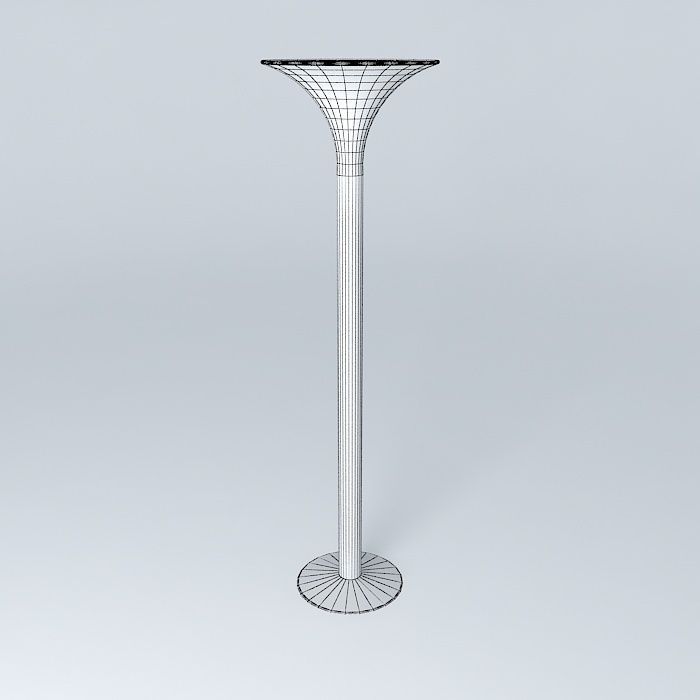 tocheiro torchiere floor lamp Free 3D model_4
