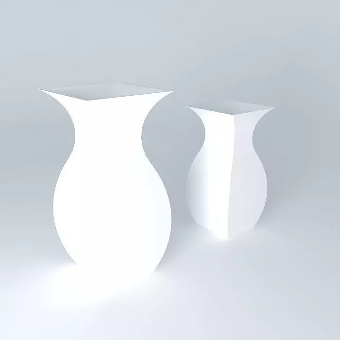 glass vase Free 3D model_0