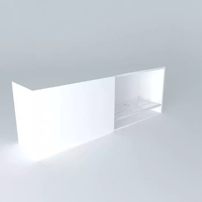 drainer shelf Free 3D model_0