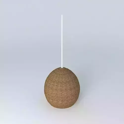 lustre de vime wicker ceiling lamp