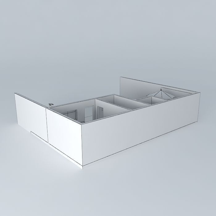 alessandraorkut house Free 3D model_4