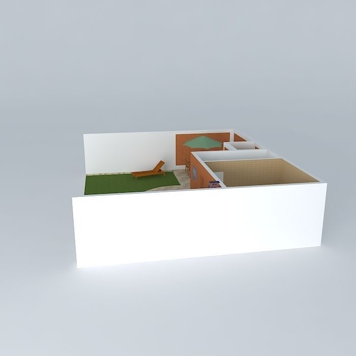 alessandraorkut house Free 3D model_2