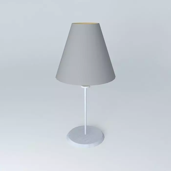 lamp lamp table with shade Free 3D model