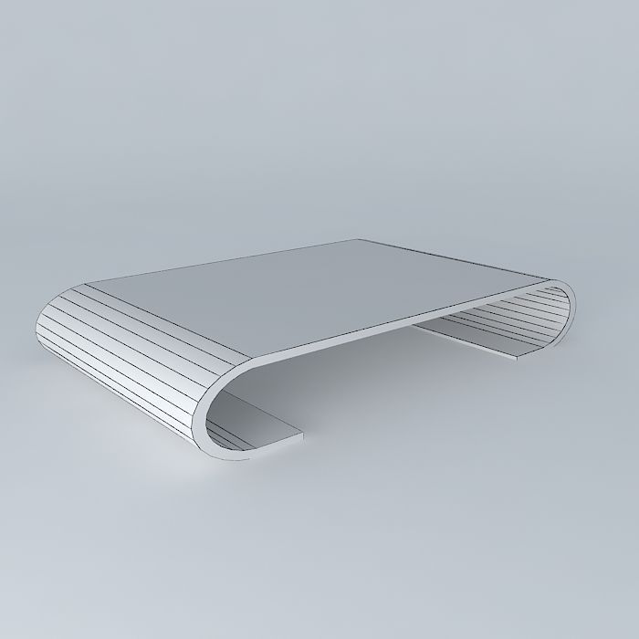 coffee table mesa de centro Free 3D model_4
