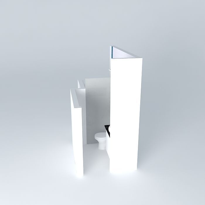 quelorkut bathroom with toilet and sink Free 3D model_1