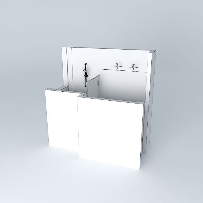 quelorkut bathroom with toilet and sink Free 3D model_4