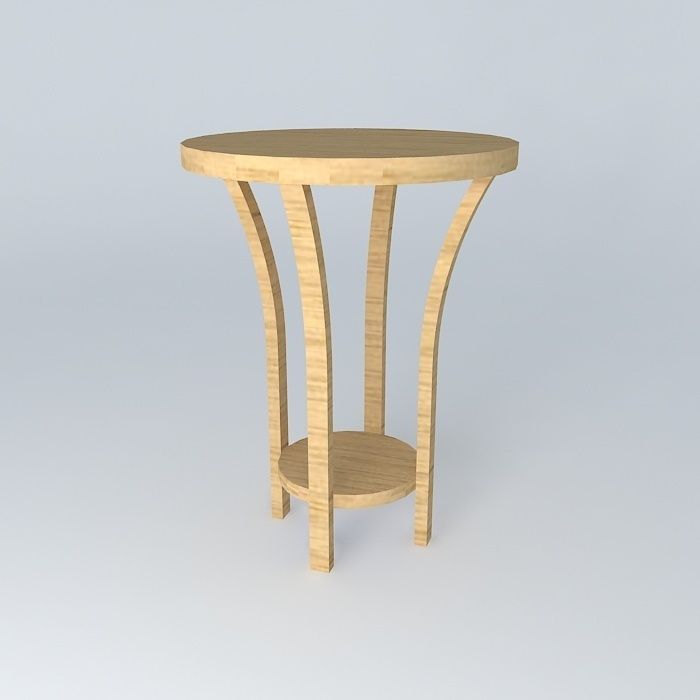 side table mesa de canto Free 3D model_1