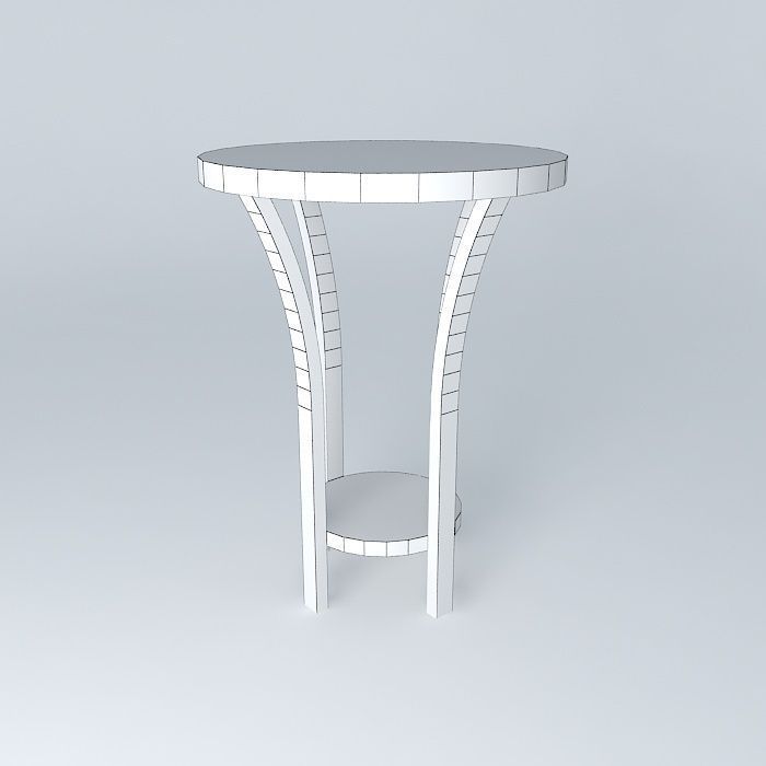 side table mesa de canto Free 3D model_3