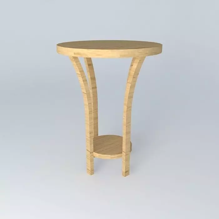 side table mesa de canto Free 3D model_0