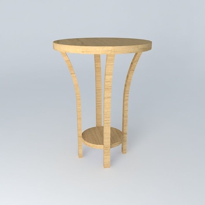 side table mesa de canto Free 3D model_2