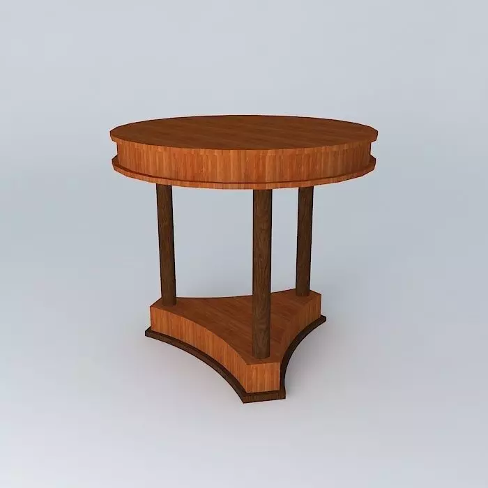 classic side table mesa canto classica Free 3D model_0