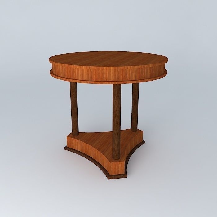 classic side table mesa canto classica Free 3D model_1