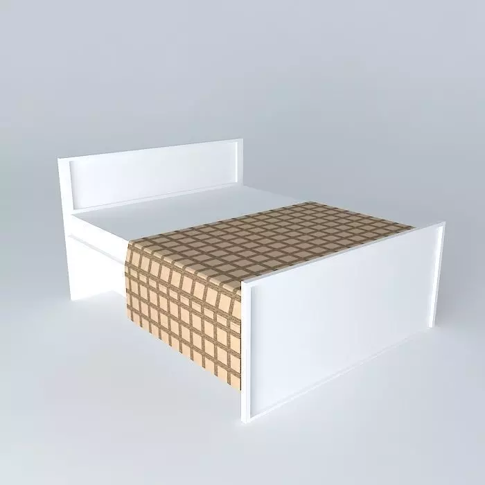 andreaorkut bed with blanket Free 3D model_0