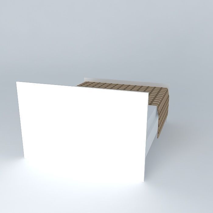andreaorkut bed with blanket Free 3D model_1