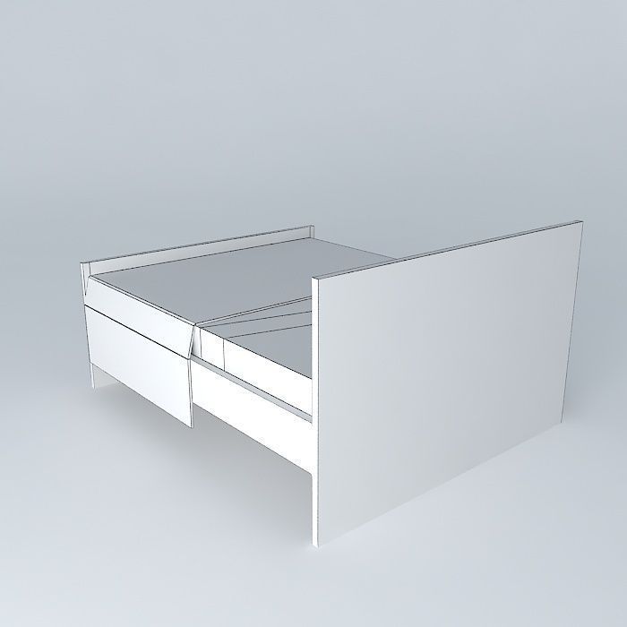 andreaorkut bed with blanket Free 3D model_4