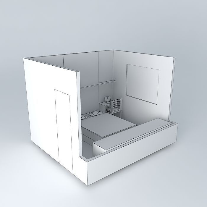 alessandra box Free 3D model_3