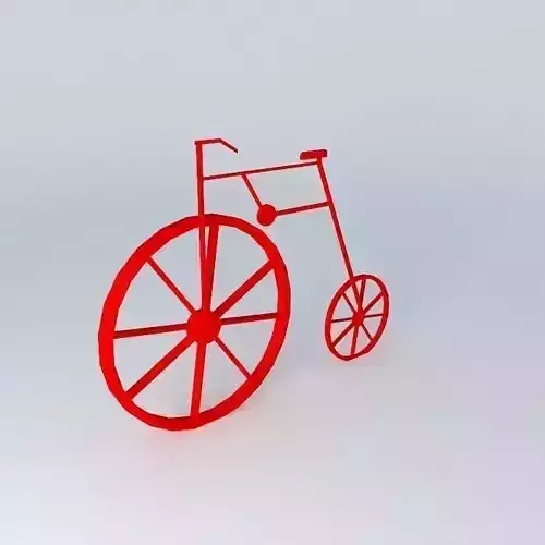 ornament decorative object bicycles Free 3D model
