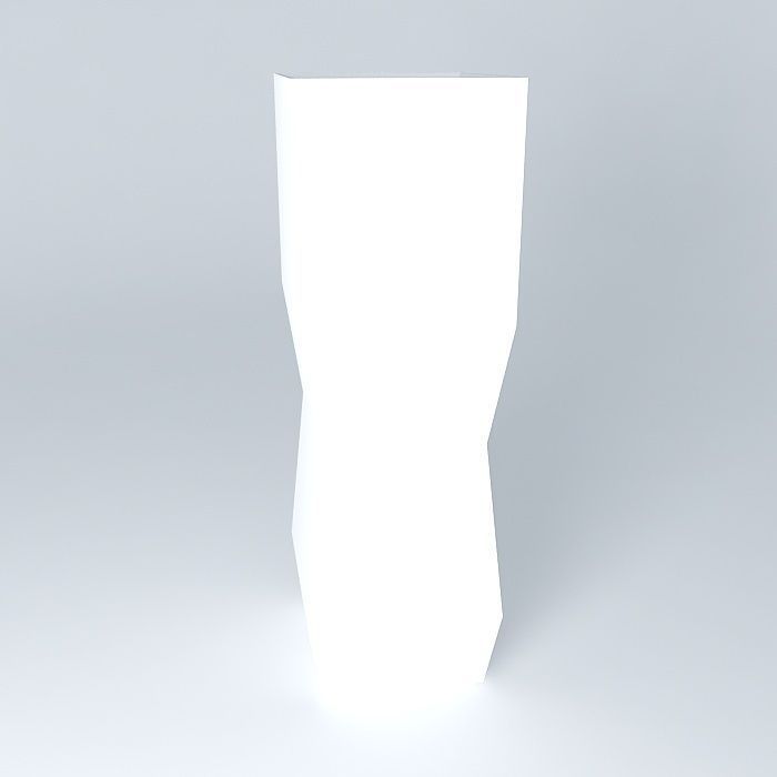 vase glass Free 3D model_2
