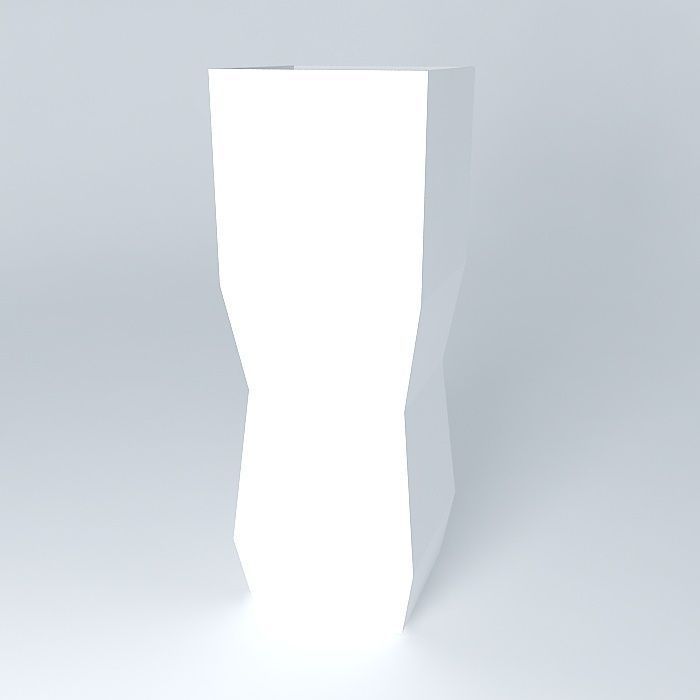 vase glass Free 3D model_1