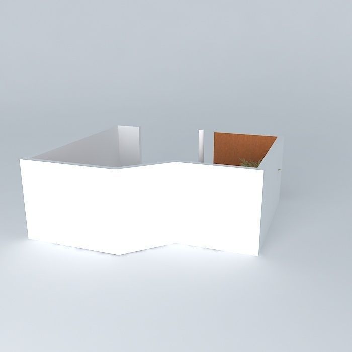 joosyorkut office desk Free 3D model_1