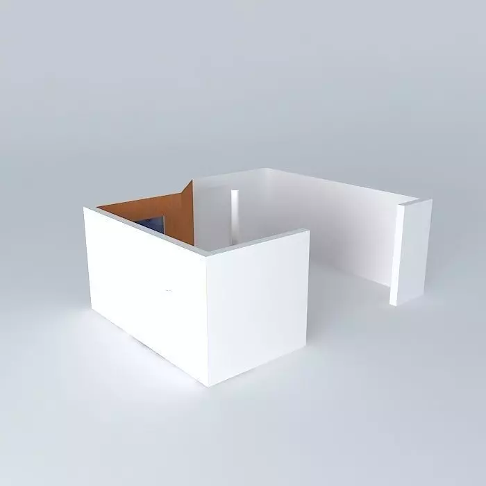 joosyorkut office desk Free 3D model_0