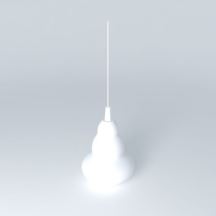 lustre ceiling light Free 3D model_2