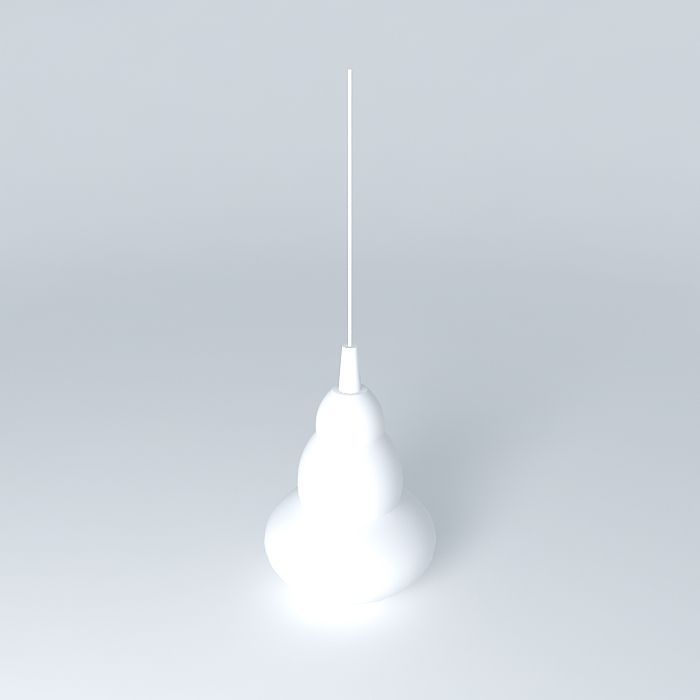 lustre ceiling light Free 3D model_1